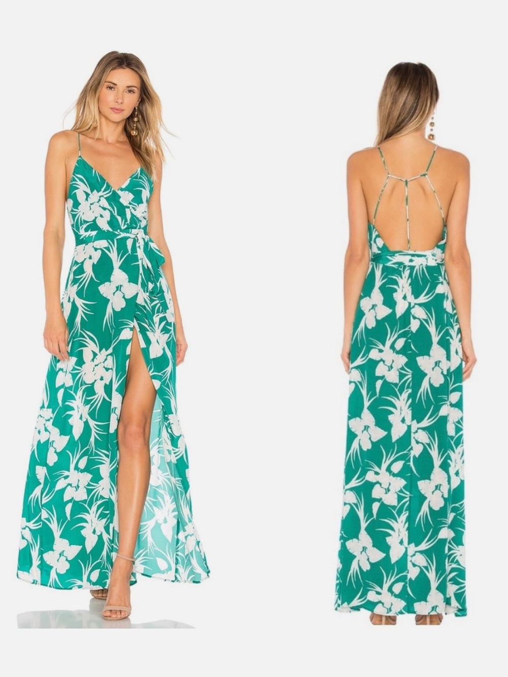 Majorelle Tropical Cubano Strappy Back Maxi Dress